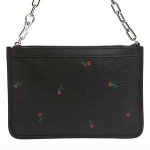 ALEXANDER WANG Attica Pouch Bag Leather Roses